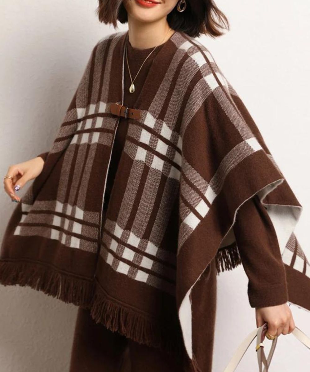 Poncho Cape Cachemire - Planète Poncho