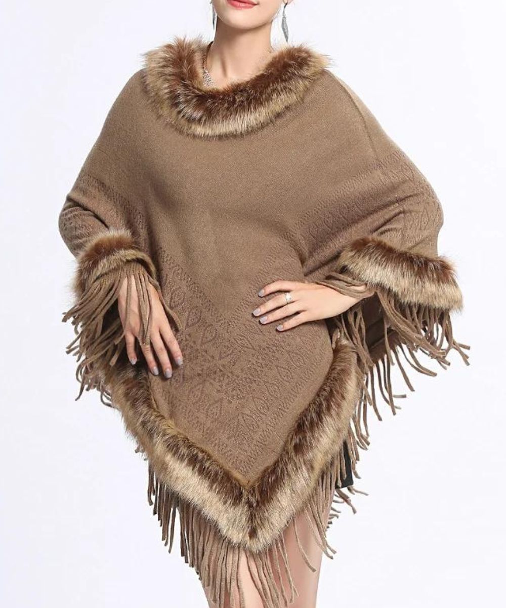 Poncho Femme Laine - Planète Poncho