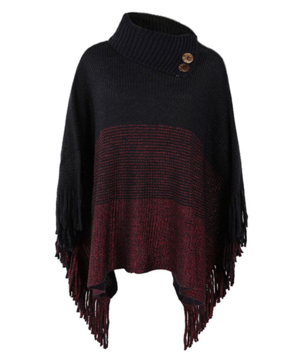 Poncho Avec Col Roulé - Planète Poncho