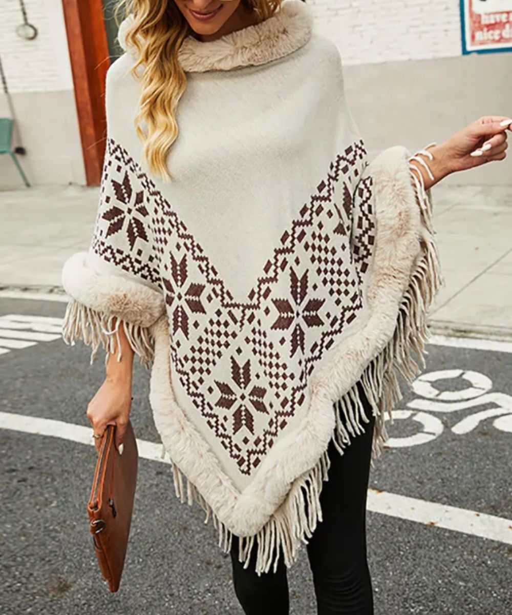 Poncho Chaud Femme - Planète Poncho