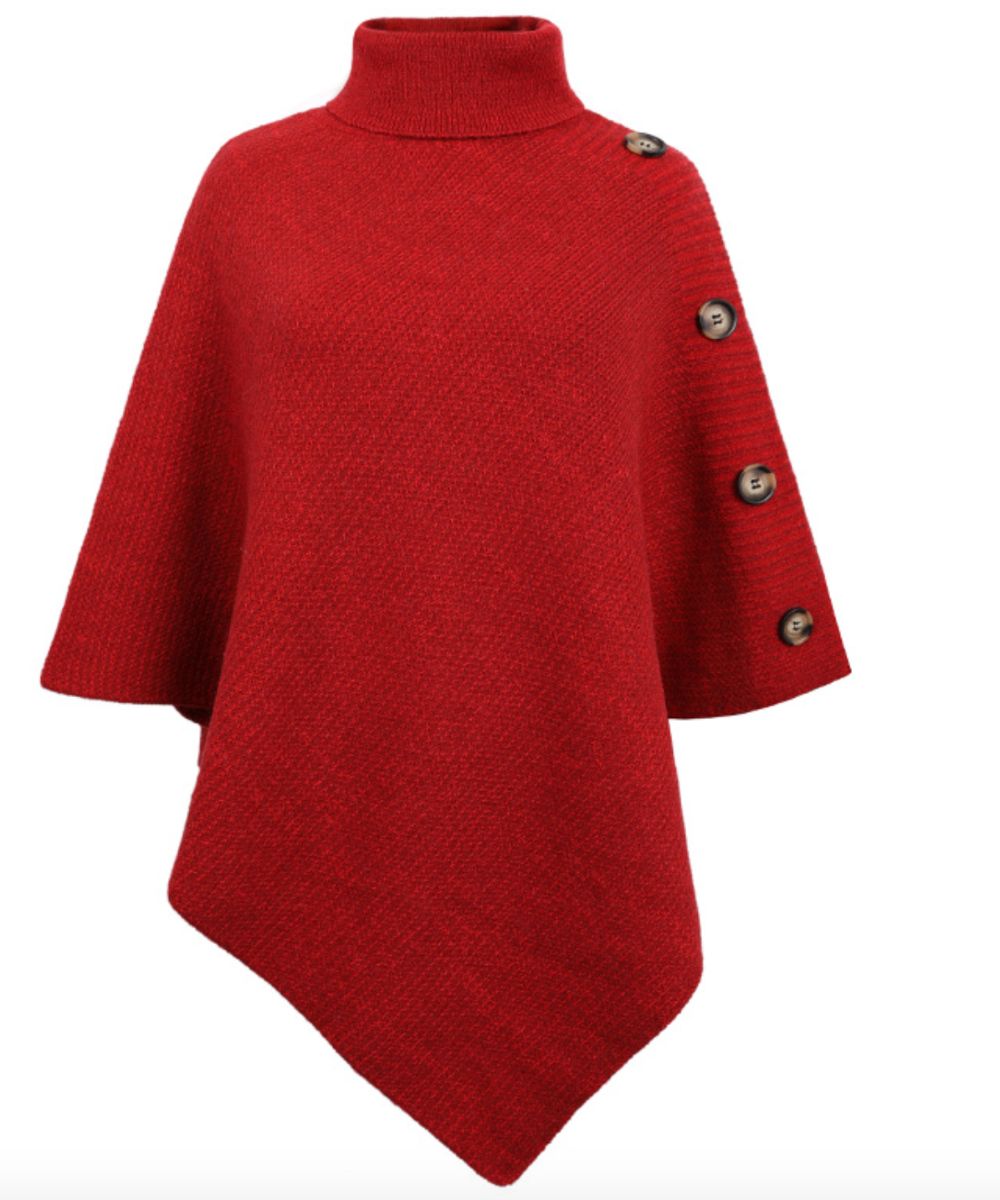 Poncho Col Roulé Femme - Planète Poncho