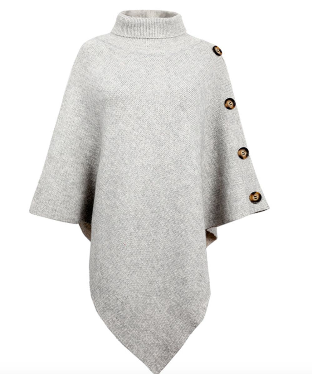 Poncho Col Roulé Femme - Planète Poncho