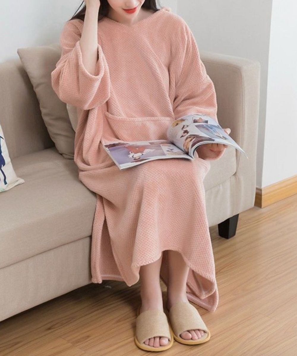 Poncho De Bain Rose