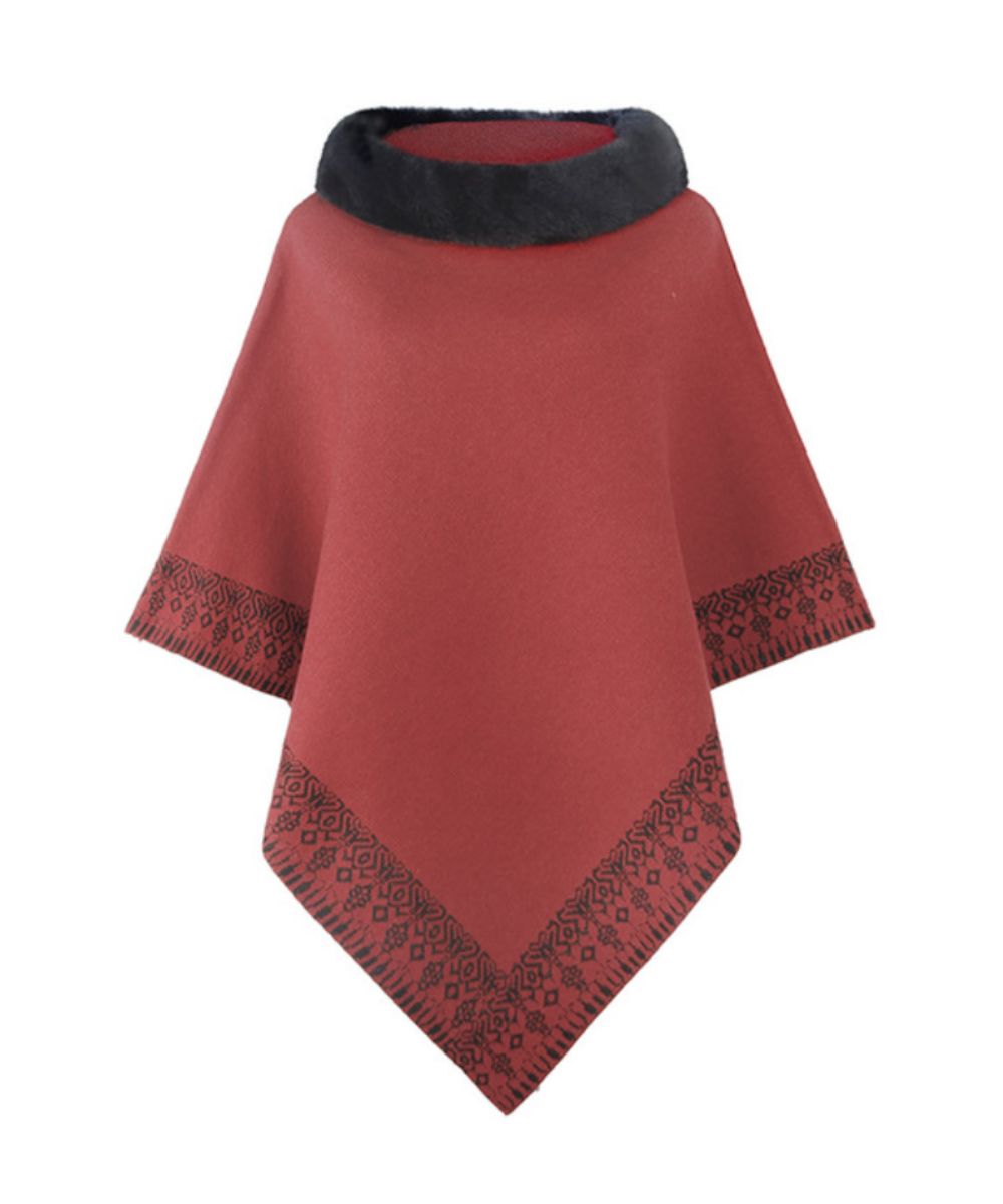 Poncho Femme Camel - Planète Poncho