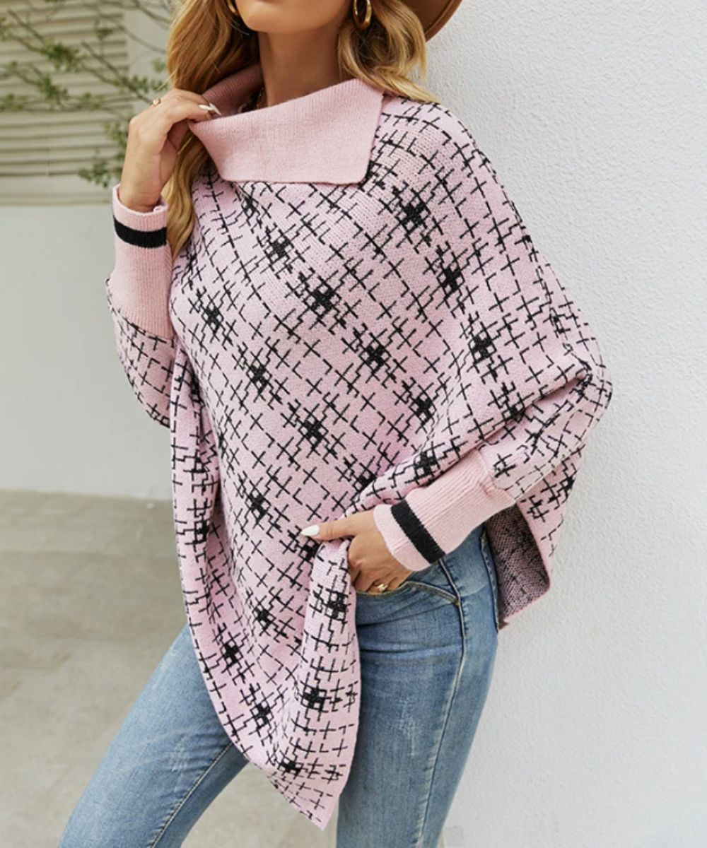 Poncho Femme Rose Pale - Planète Poncho