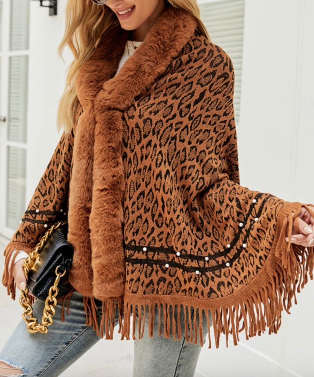 Poncho Léopard Femme - Planète Poncho