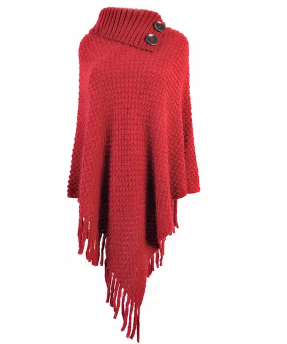 Poncho Maille Femme - Planète Poncho