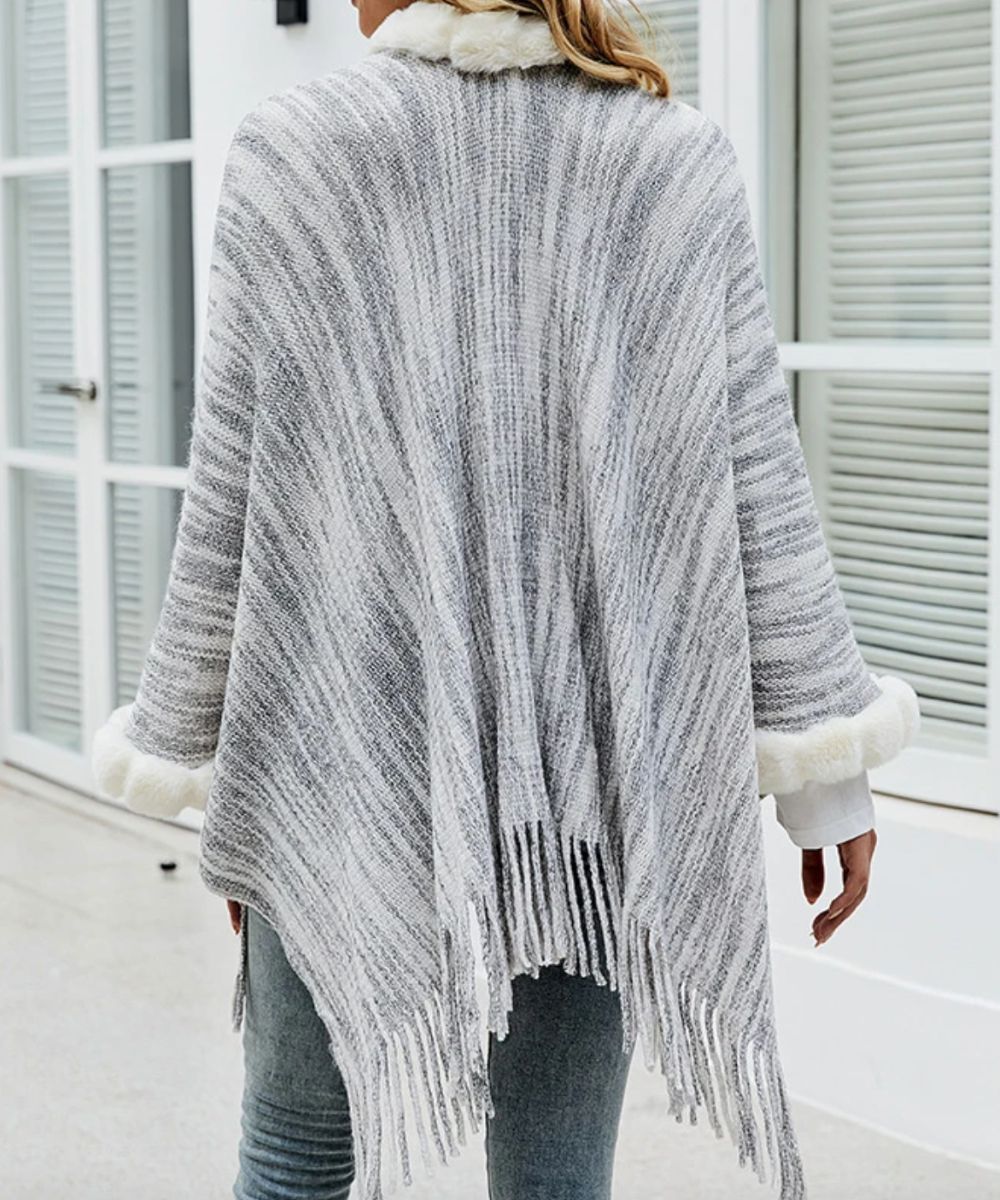Poncho Manches Longues Femme - Planète Poncho