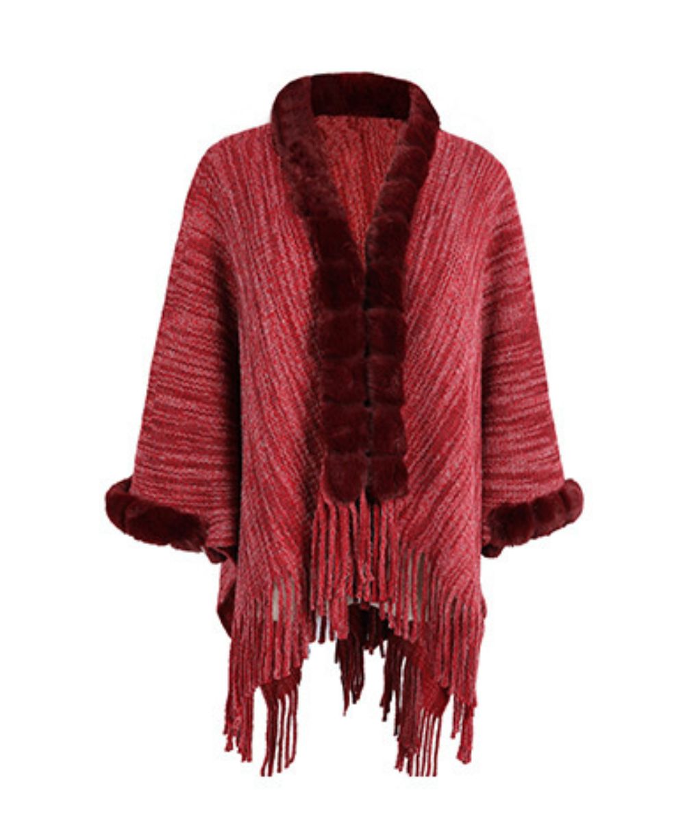Poncho Manches Longues Femme - Planète Poncho