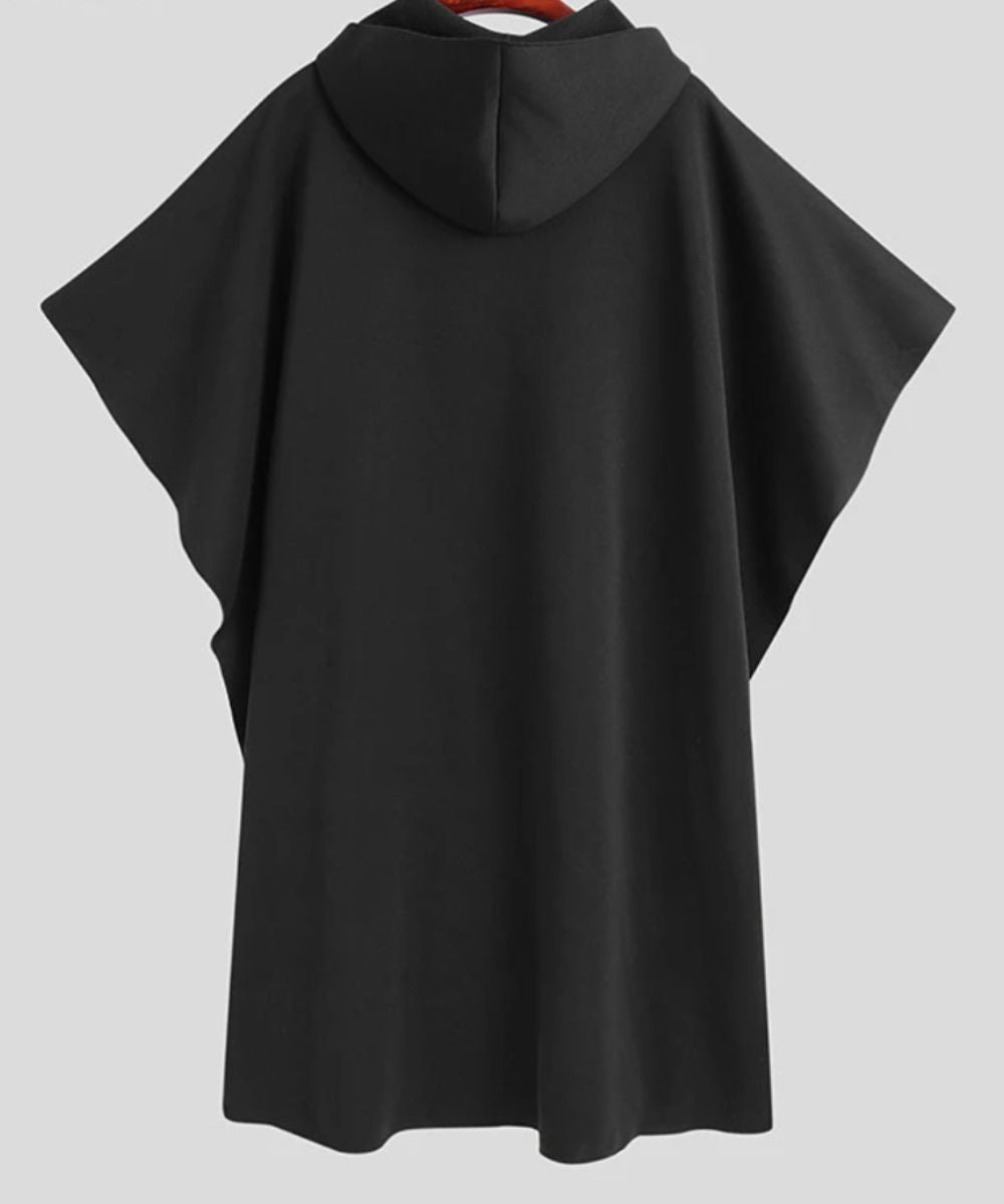 Poncho Noir Homme - Planète Poncho