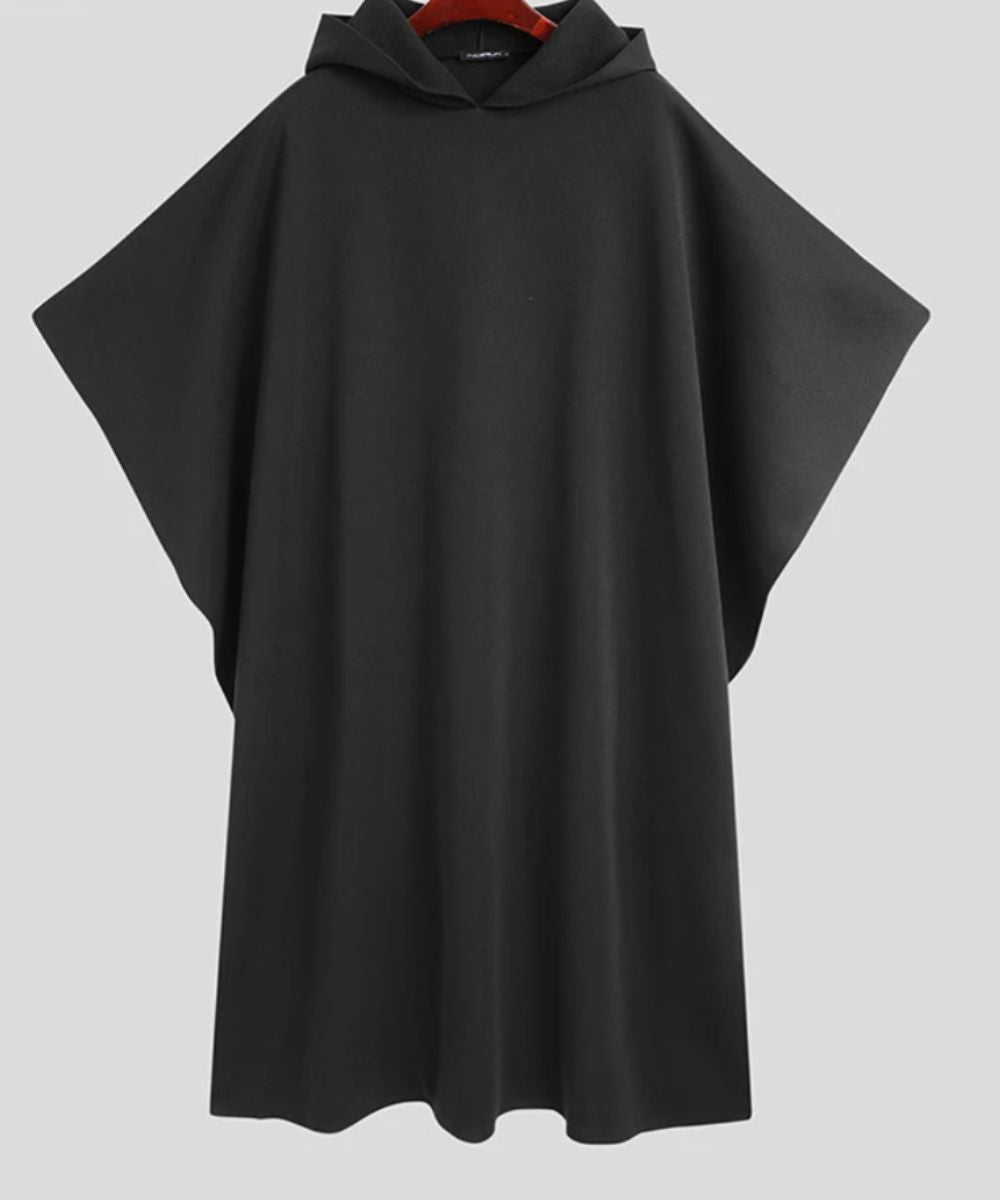 Poncho Noir Homme - Planète Poncho