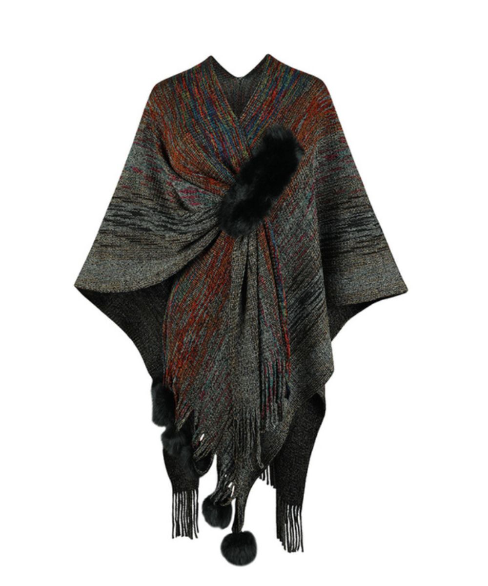 Poncho Rose Long - Planète Poncho