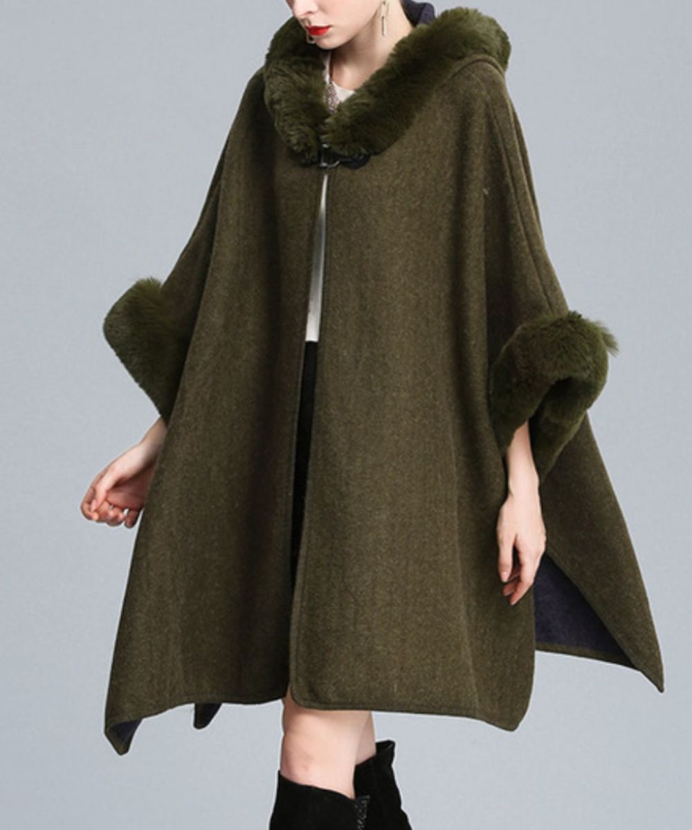Poncho Plaid Polaire - Planète Poncho
