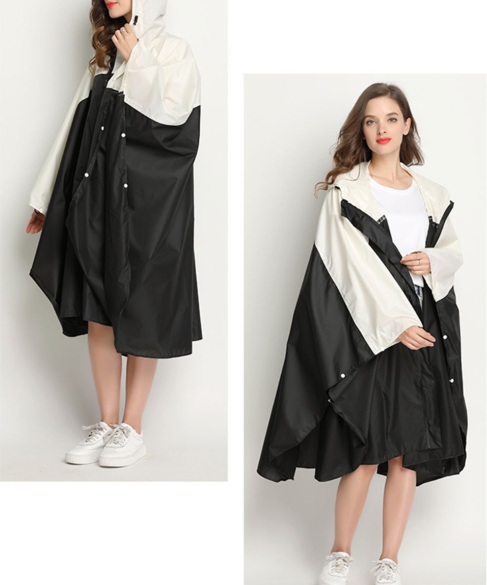 Poncho Pluie Noir - Planète Poncho