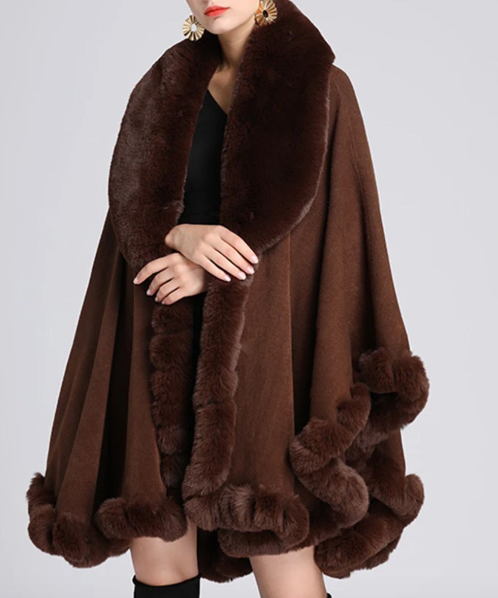Poncho Polaire Femme Grande Taille - Planète Poncho
