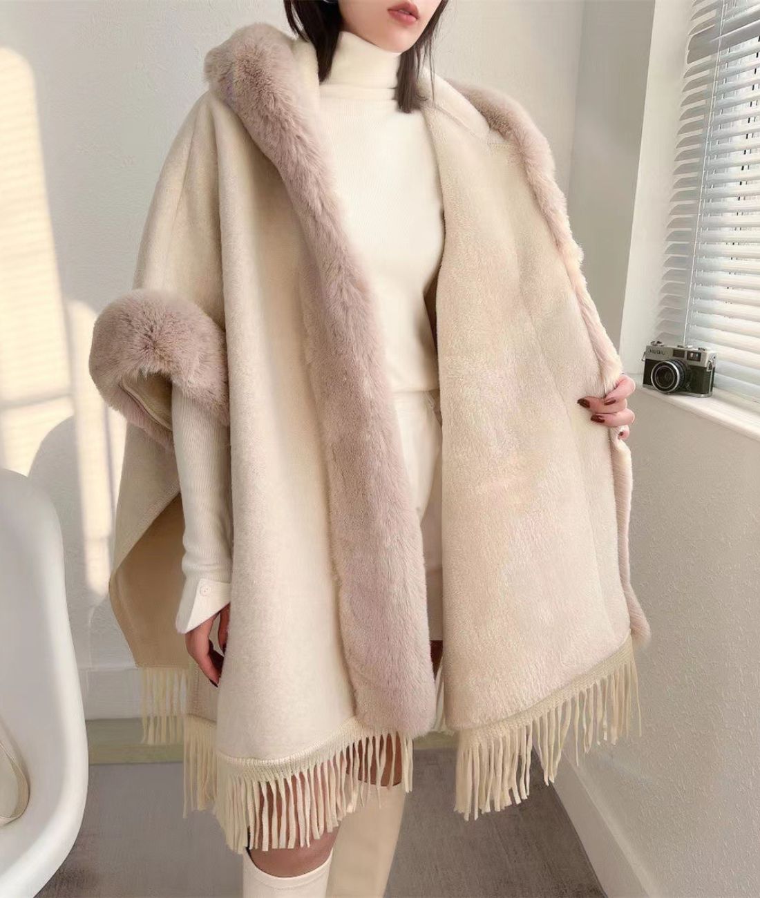 Poncho Femme Polaire - Planète Poncho