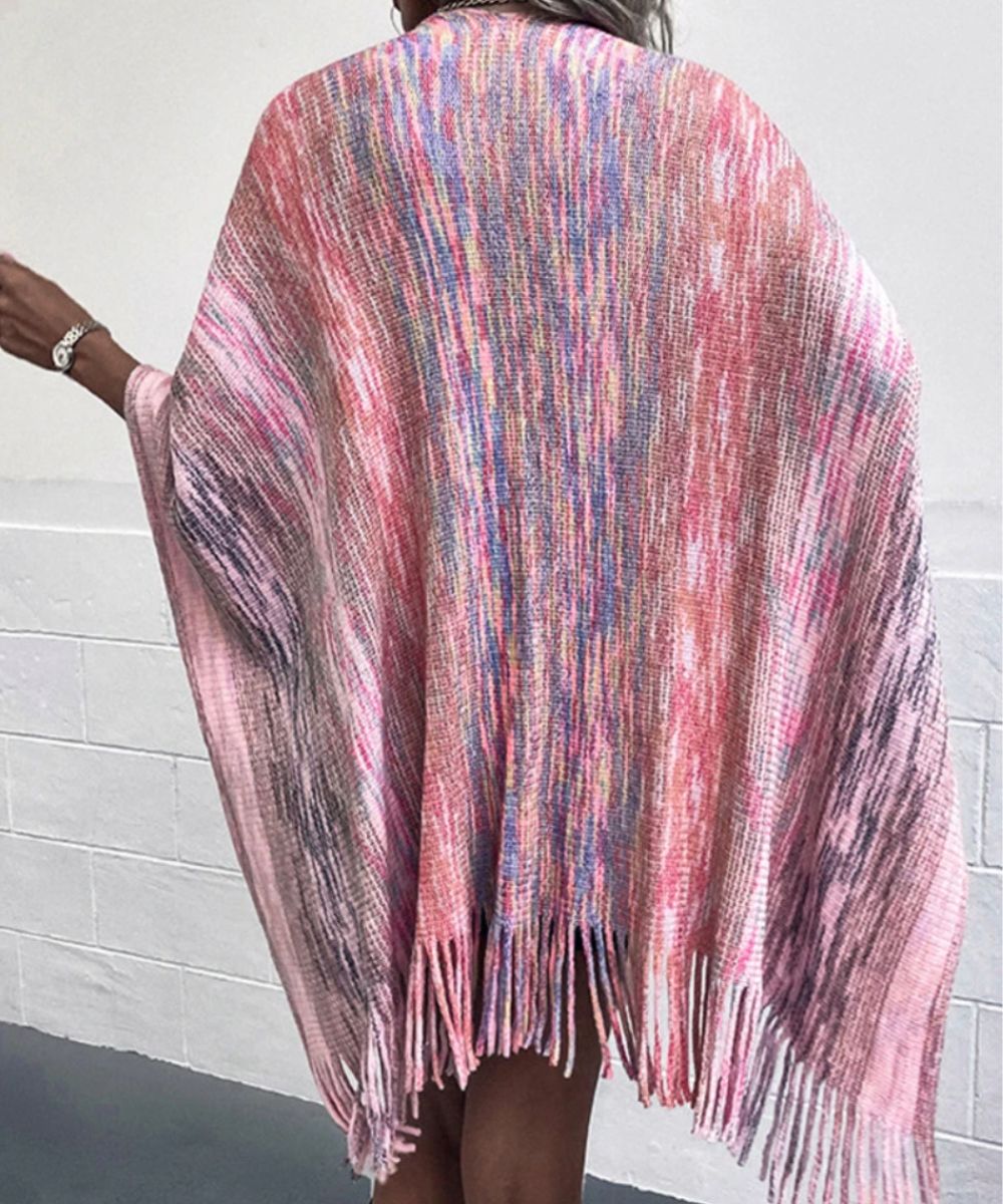 Poncho Rose Long - Planète Poncho