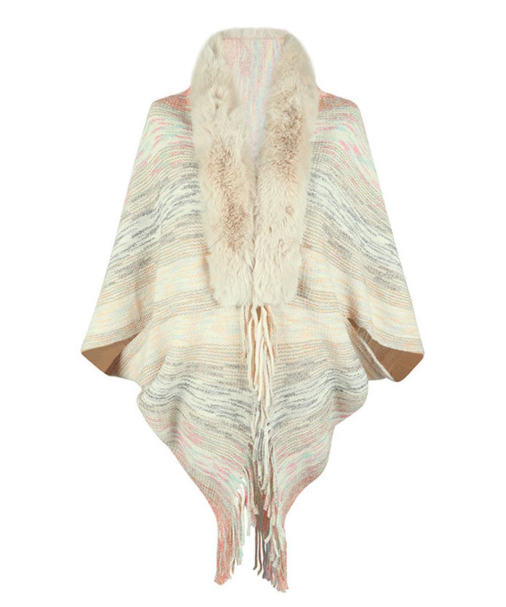 Poncho Rose Poudré - Planète Poncho