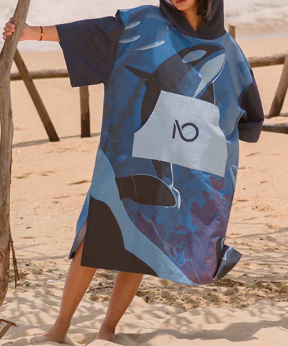 Poncho Surf Manche Longue - Planète Poncho
