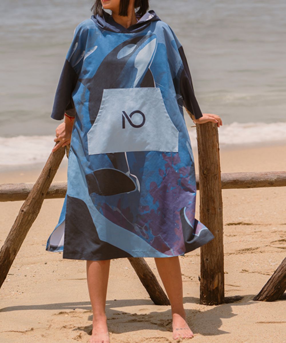 Poncho Surf Manche Longue - Planète Poncho