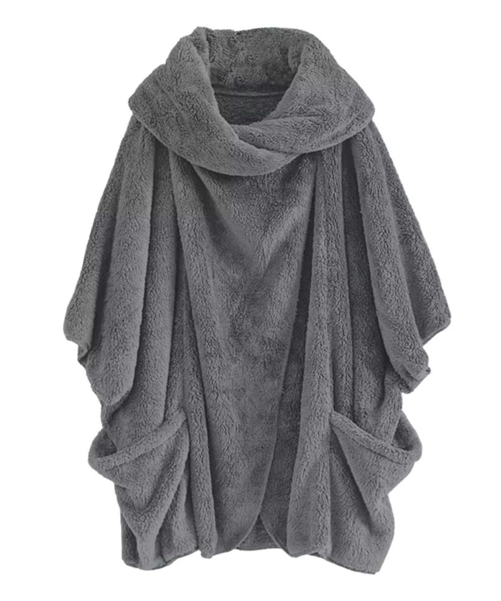 Plaid Poncho Polaire Homme
