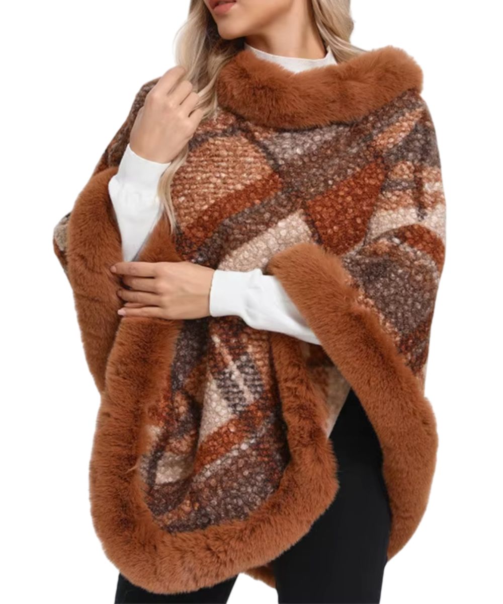 Poncho Piumino Donna