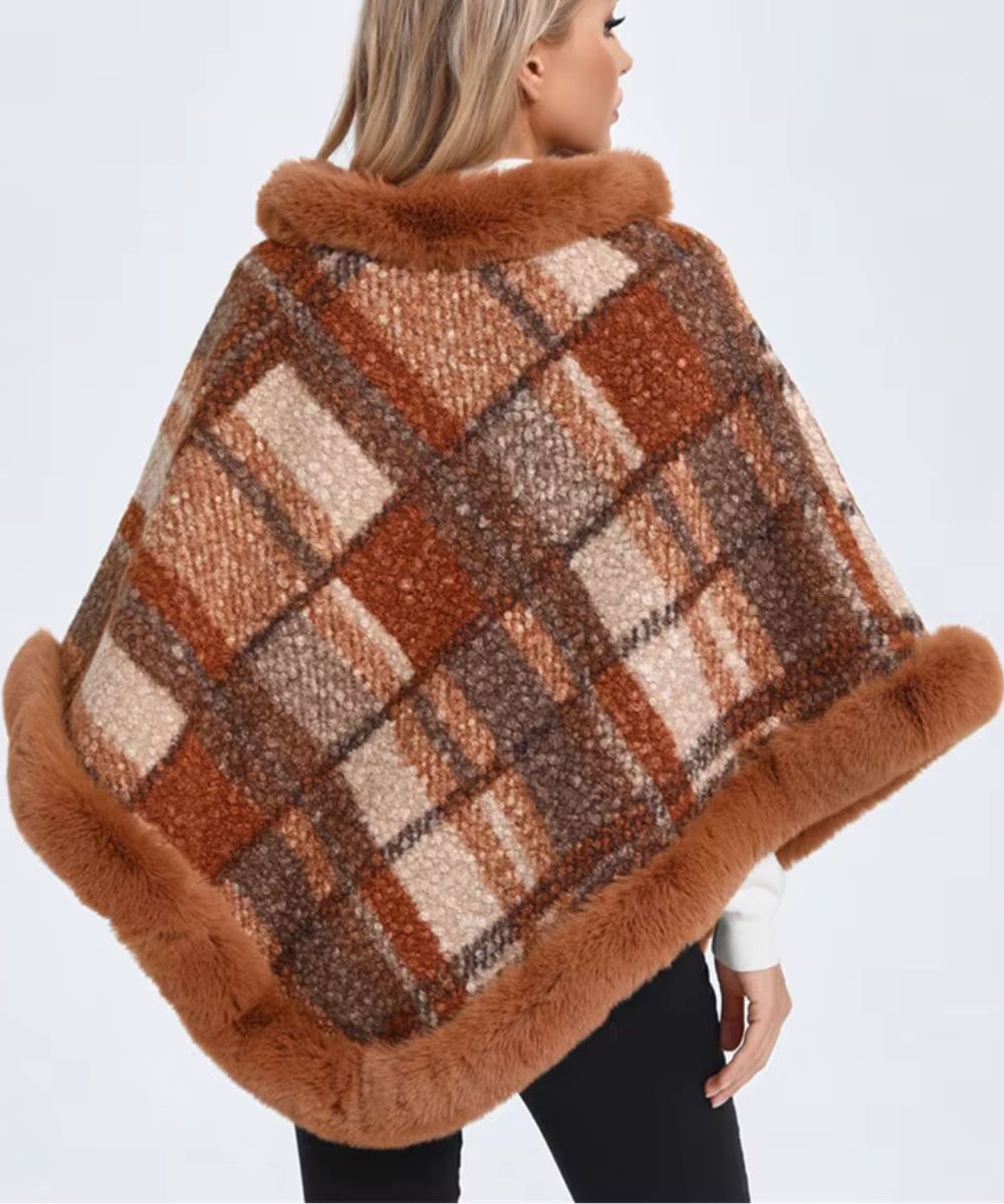 Poncho Piumino Donna