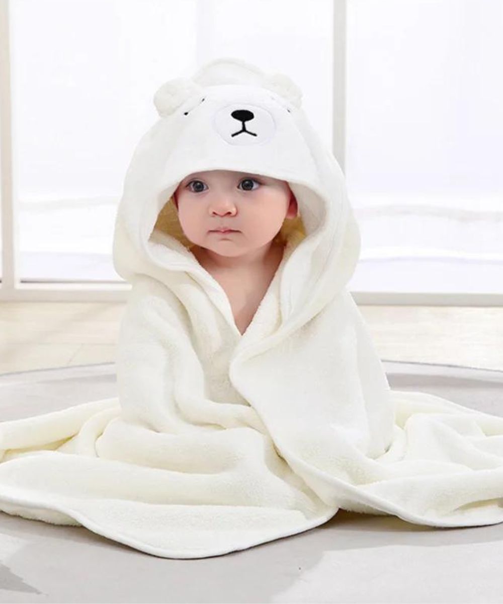 Poncho De Bain Bébé - Planète Poncho