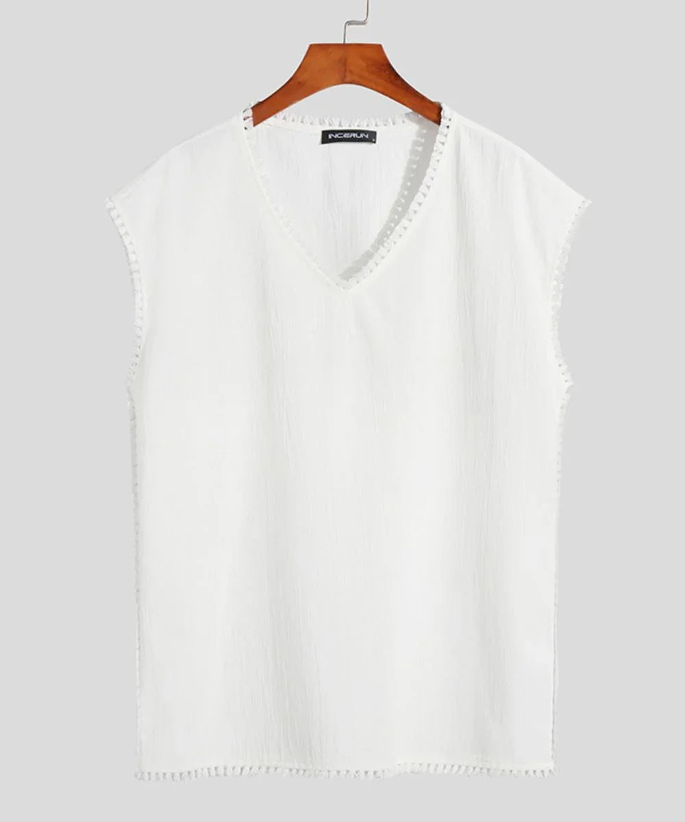 Chemise homme mode décontracté haut simple confortable col uni col