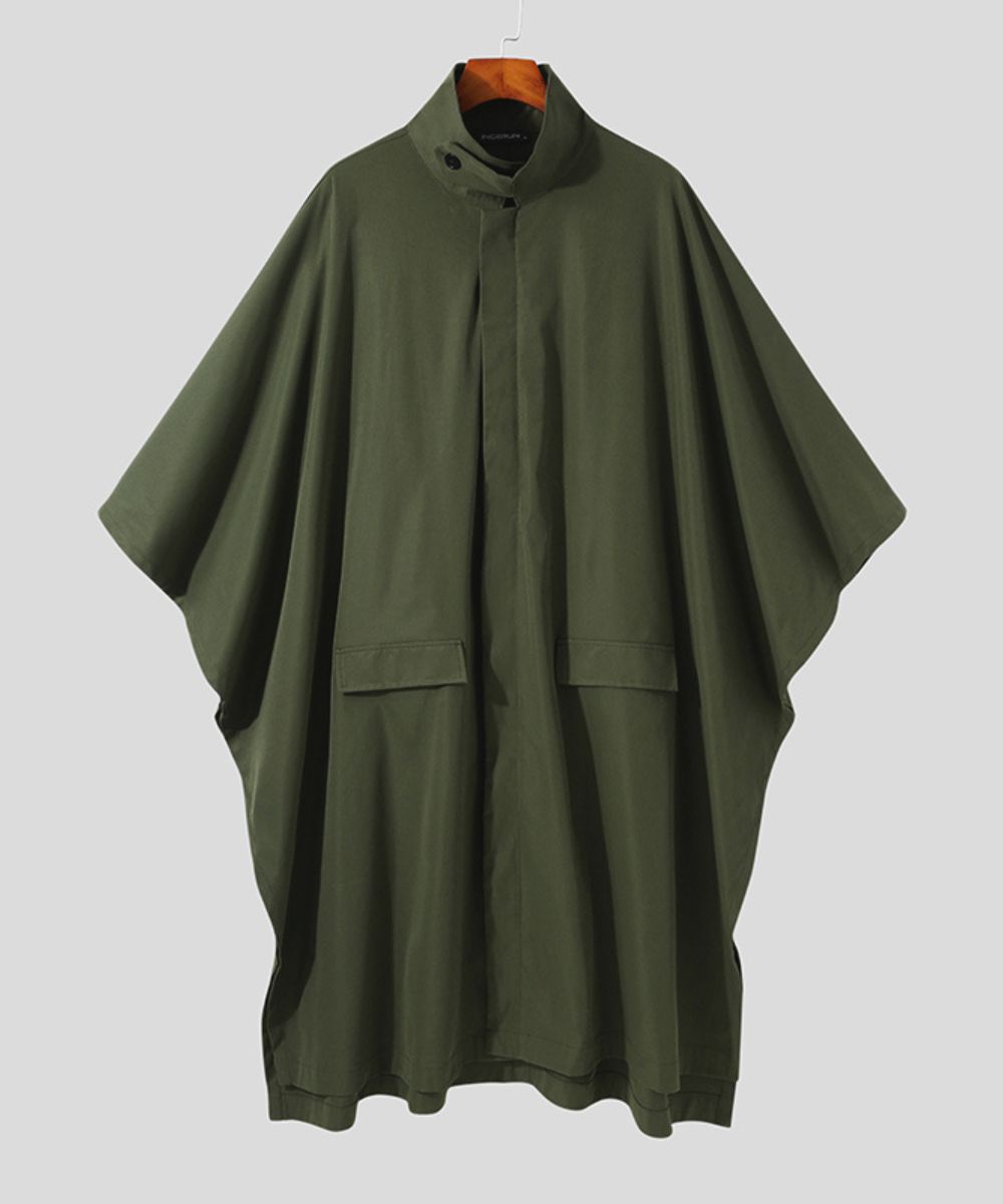 Poncho Trench Vert Homme - Planète Poncho